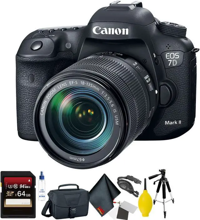 Canon EOS 7D Mark II DSLR Camera with 18-135mm f/3.5-5.6 IS USM