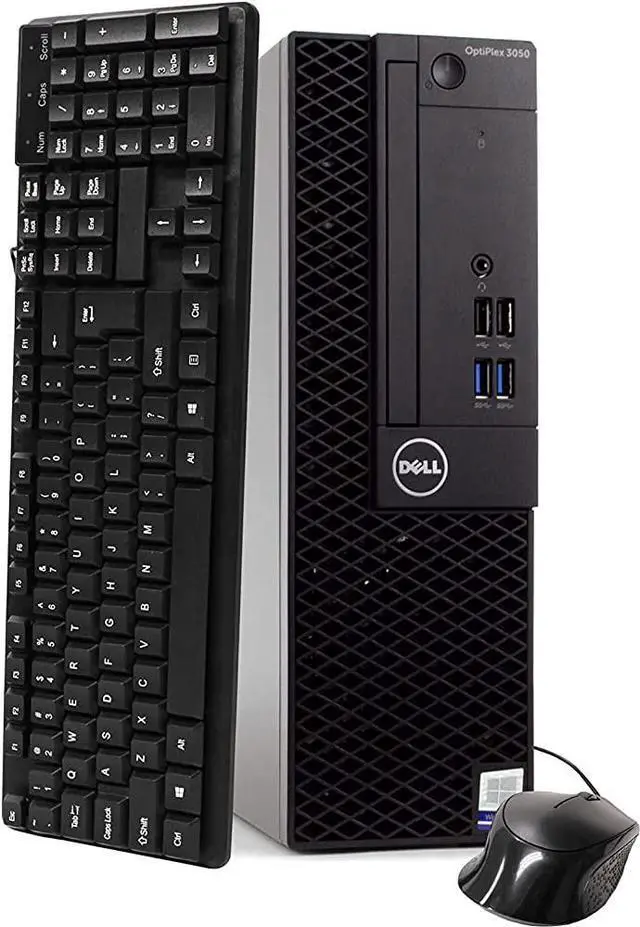Refurbished: Dell Optiplex 3050 SFF Desktop, Intel Quad-Core i5