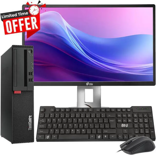 Refurbished: Lenovo ThinkCentre Desktop PC Intel Core i5-6500 6th