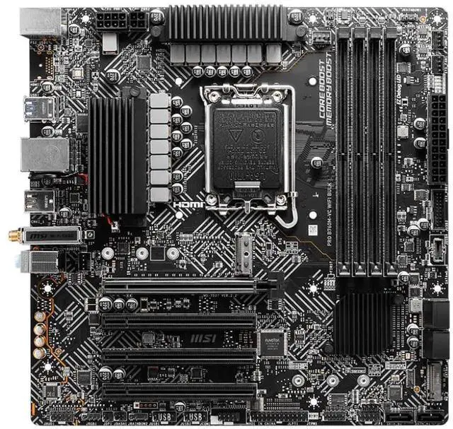 Refurbished: MSI B760M-VC WIFI BULK Gaming Desktop Motherboard