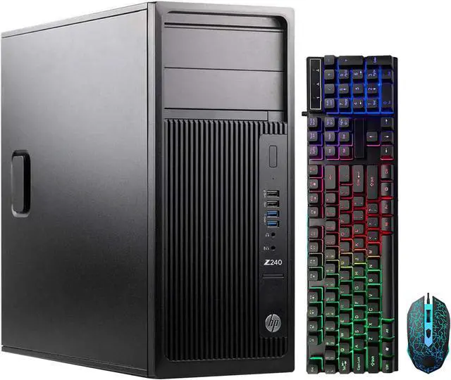 Refurbished: Gaming PC HP Z240 Tower Workstation High-Performance