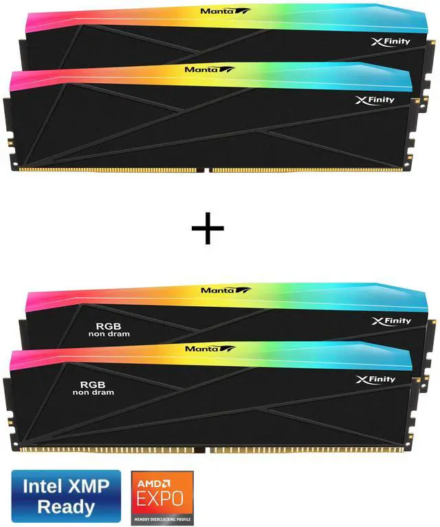 V-COLOR DDR5 SCC 2+2 KIT Manta XFinity 32GB(16GBx2) 7600MHz with