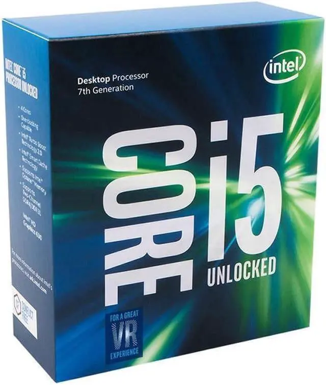 Intel Core i5-7600K Desktop Processor i5 7th Gen Kaby Lake Quad