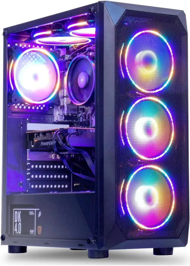 MXZ Gaming PC Computer AMD Ryzen 5 5500 3.6GHz,GeForce RTX 4060