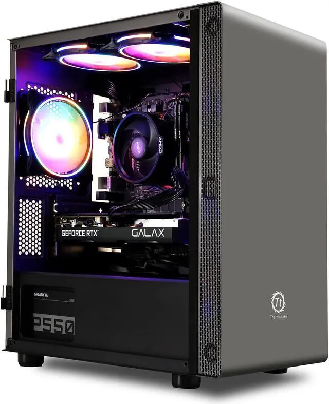MXZ Gaming PC Desktop Computer, AMD Ryzen 5 5600 3.7GHz, GeForce