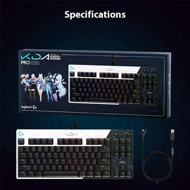 Logitech G PRO Wired Mechanical Gaming Keyboard KDA Limited