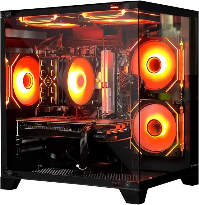 HZG Gaming Desktop Computer PC,AMD Ryzen 5 5600X,GeForce RTX 4060
