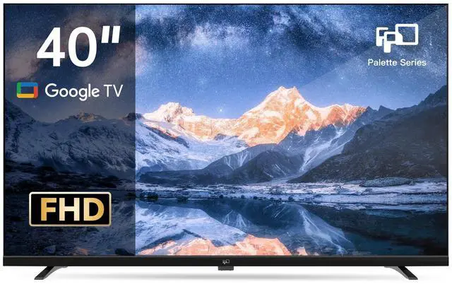 FPD 40-inch Smart TV, 1080p Google TV with Google Play Built-in