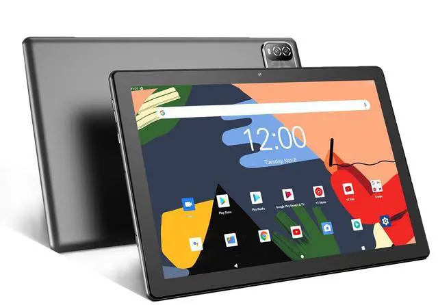 PRITOM TAB10 Max Tablet with Case,10 inch Tablet Android 14, 64GB