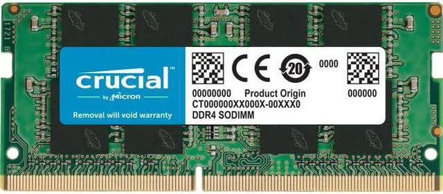 Crucial DDR4-3200 SODIMM 16GB/2Gx64 CL22 Laptop Memory - Newegg.com