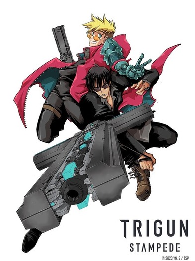TRIGUN STAMPEDE」ヴァッシュ＆ニコラスの内藤泰弘先生イラストも