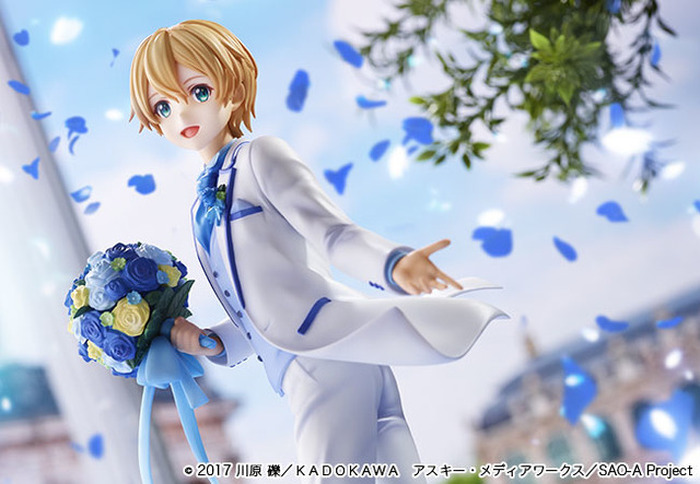 SAO」ユージオが白スーツをまとい立体化！ 青い薔薇を持ち、あなたを
