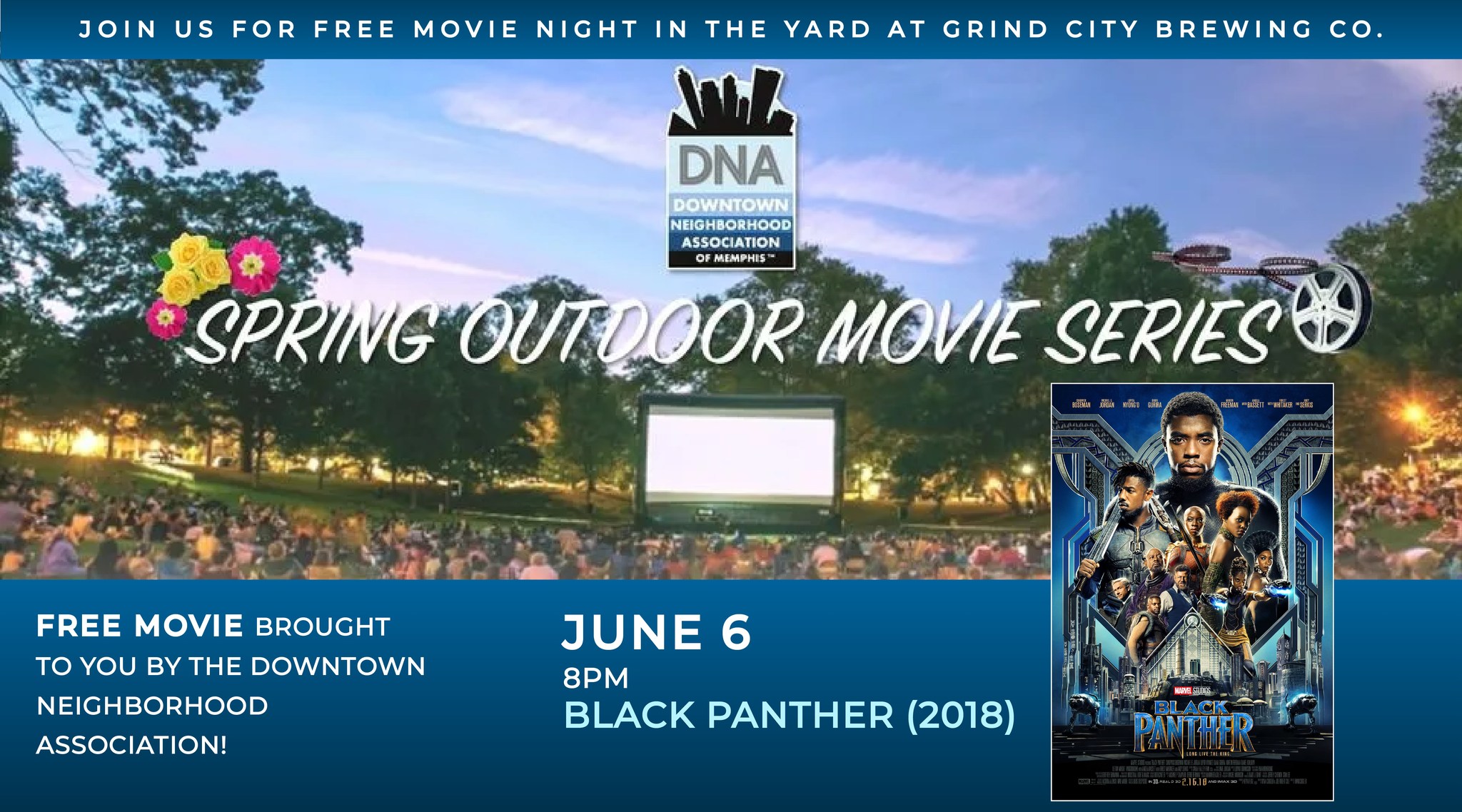 FREE! Spring Outdoor Movie Series by DNA - Choose901