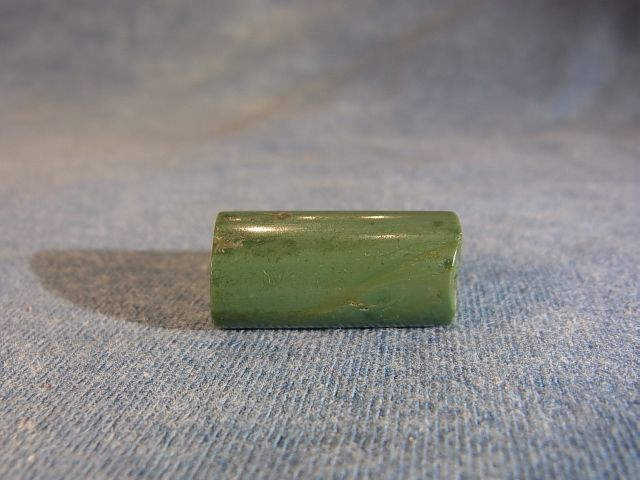 碧玉(出雲石)製管玉 古墳時代 - Chagamocraft (チャガモクラフト)