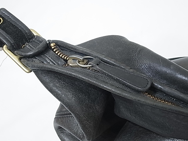 OLD COACH オールド コーチ バケツ タイプ レザー ショルダー バッグ