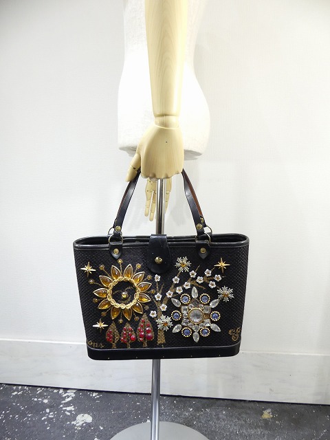 60s ビンテージ Enid Collins エニッド コリンズ 4 Seasons 刺繍