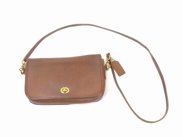 USA製 COACH オールドコーチ ショルダー バック ポシェット ブラウン