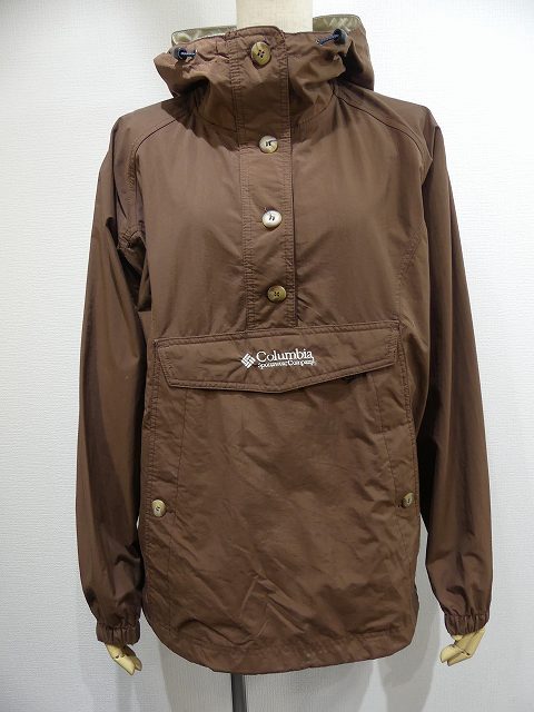 90s Columbia コロンビア ナイロン プルオーバー パーカ アノラック