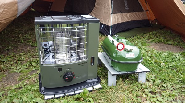 トヨトミ 石油ストーブ GEAR MISSION RS-GE23(G)で秋・冬キャンプ | ASHno
