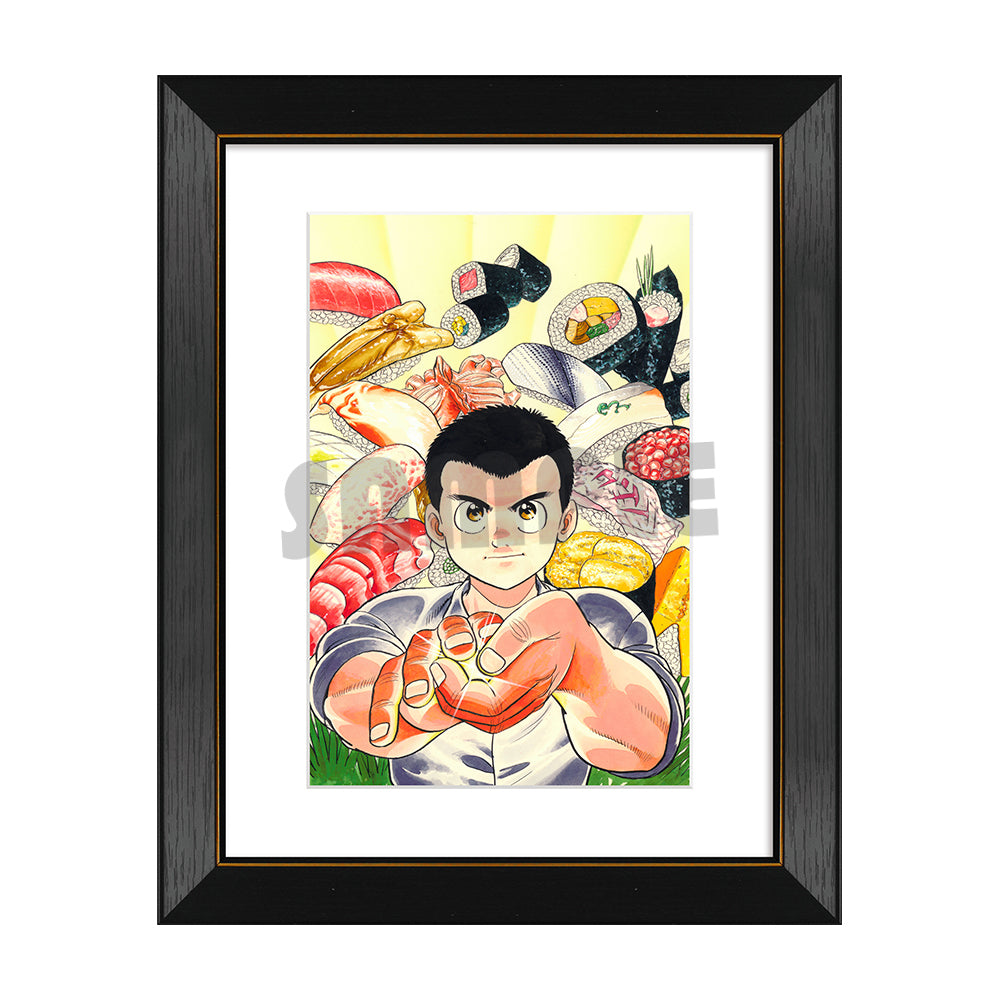将太の寿司』寺沢大介先生直筆サイン入りキャラファイングラフ TypeA