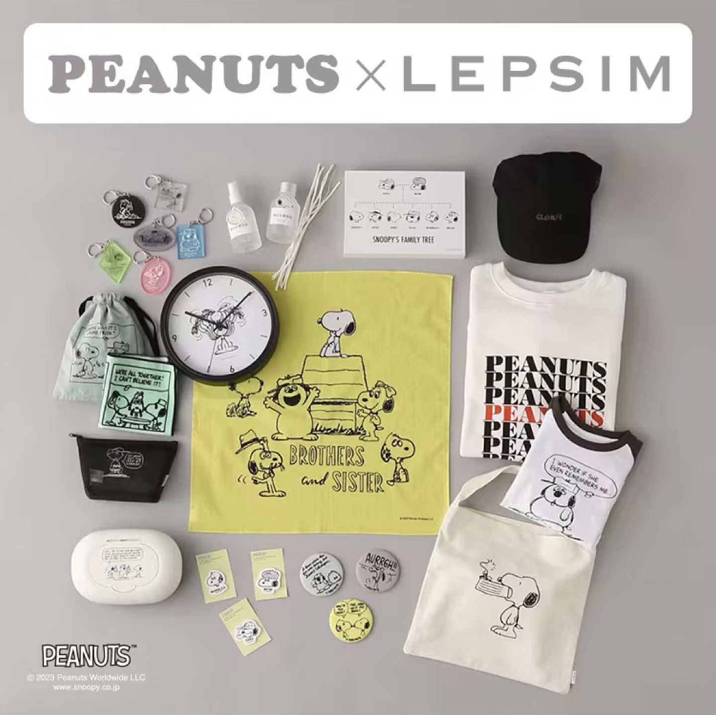 PEANUTS×LEPSIM】毎年大人気のコラボレーションアイテムが好評販売中