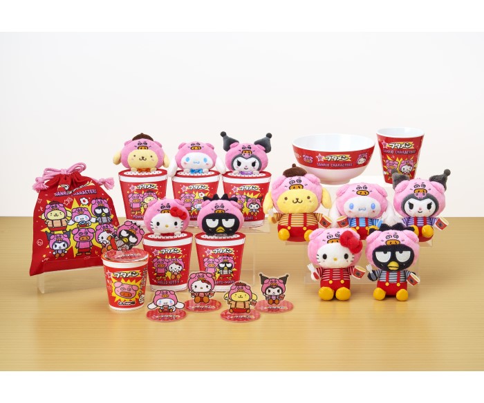 サンリオキャラクターズがブタメンくんになりきった！？コラボ菓子