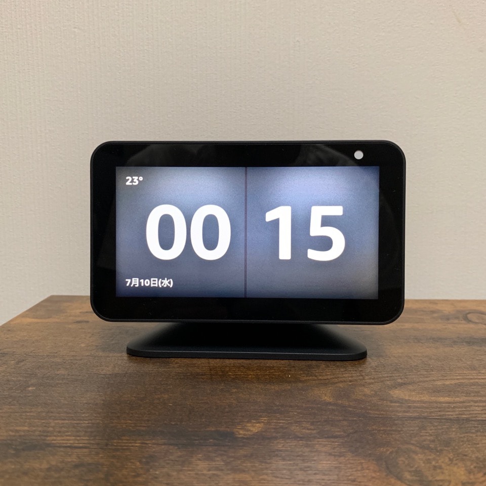 Echo Show 5】角度調整スタンドと反射防止保護シートでフル装備にした