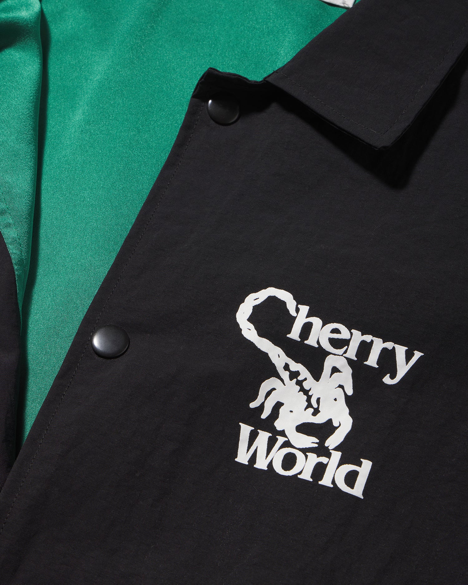 Japanese Nylon Coach Jacket in Black – Cherry World