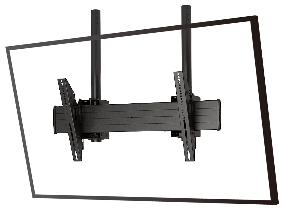 天吊マウント・シングルタイプ・中型用・1画面 MCM1U（K）｜製品情報