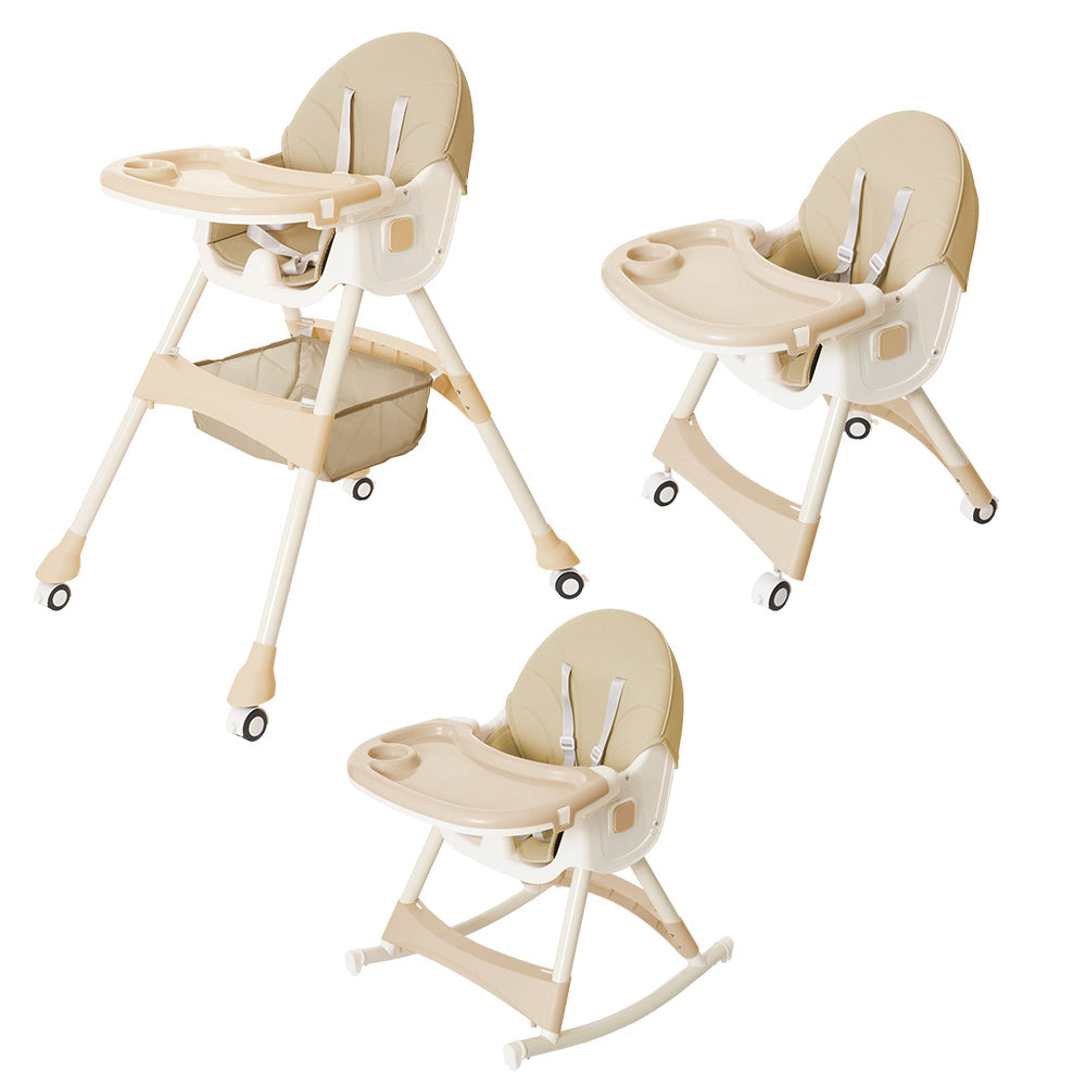 キャスター付き 3wayベビーチェア ベビーチェア ハイチェア ローチェア