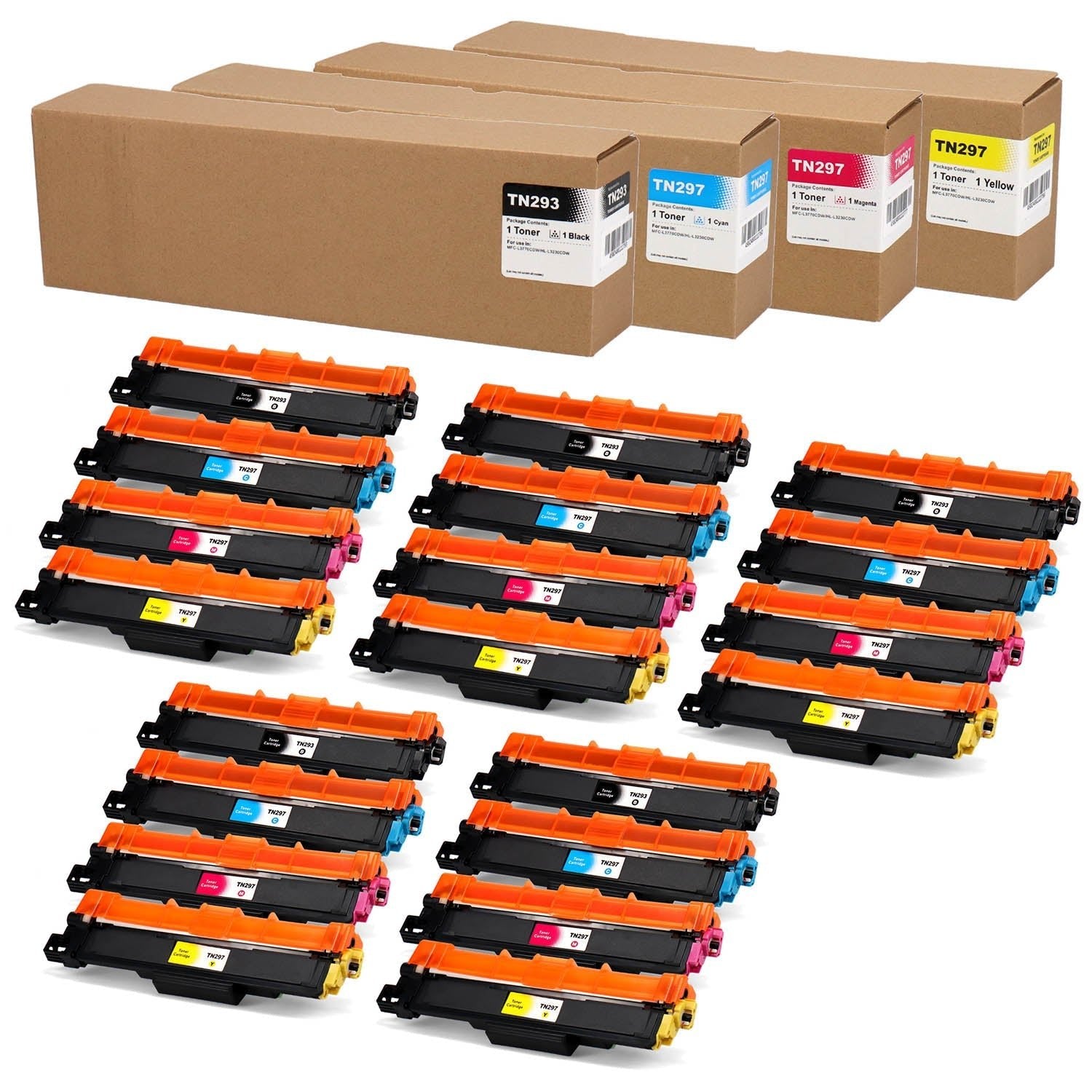 TN-293 TN-297 互換トナーカートリッジ 4色セット – インクのチップス本店