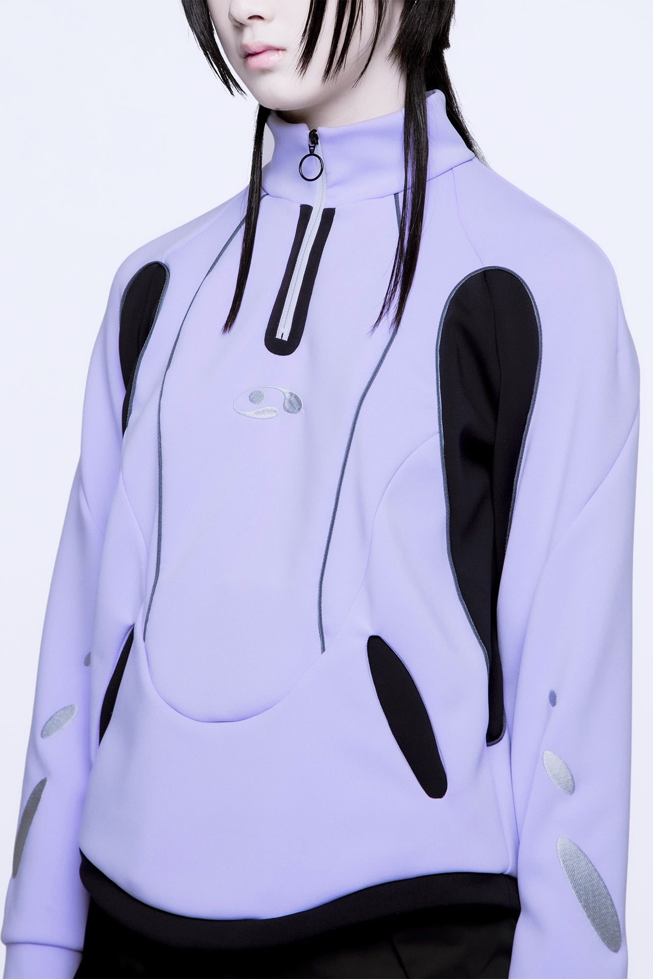 ｺｸﾋﾟｯﾄｼﾞｬｰｼﾞ / ﾊﾟｰﾌﾟﾙ×ﾌﾞﾗｯｸ – chloma - official web store