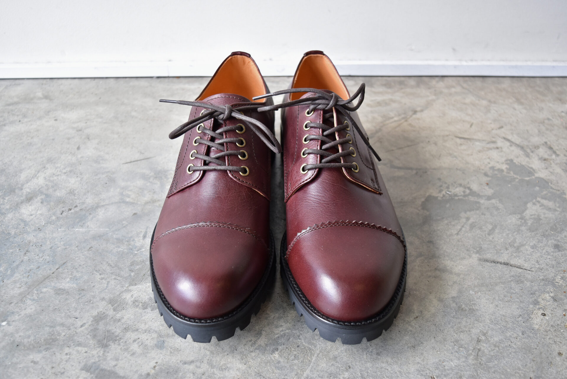 PADRONE(パドローネ) DERBY STRAIGHT TIP SHOES PX7358-2016-14C