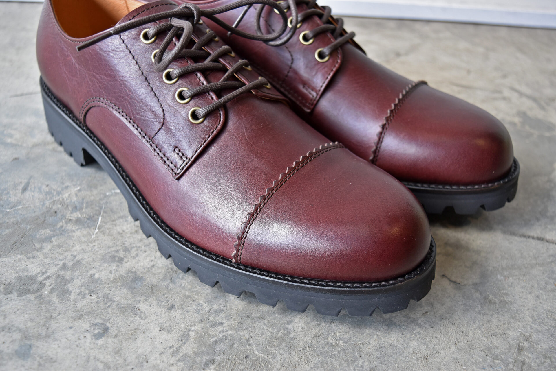 PADRONE(パドローネ) DERBY STRAIGHT TIP SHOES PX7358-2016-14C