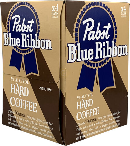 Pabst Blue Ribbon Hard Coffee 11oz Cans - Peco's Liquor Store