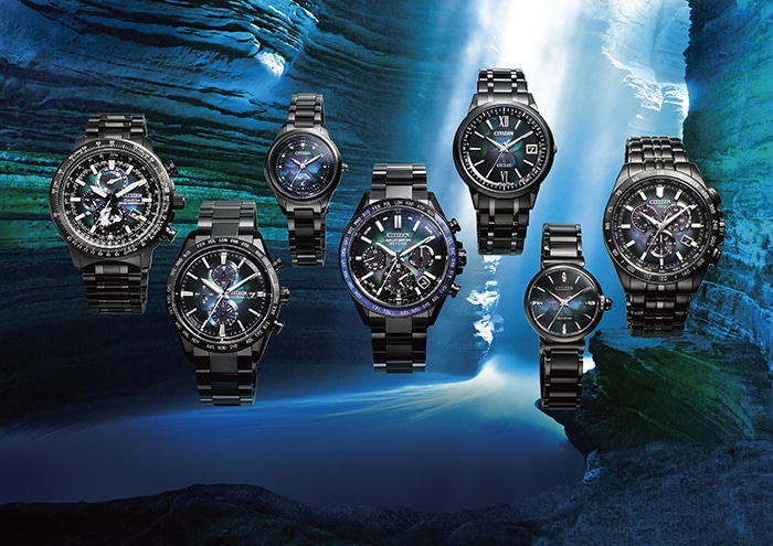 CITIZEN」ブランド時計 100周年記念 構造色文字板※1で「ときの積層