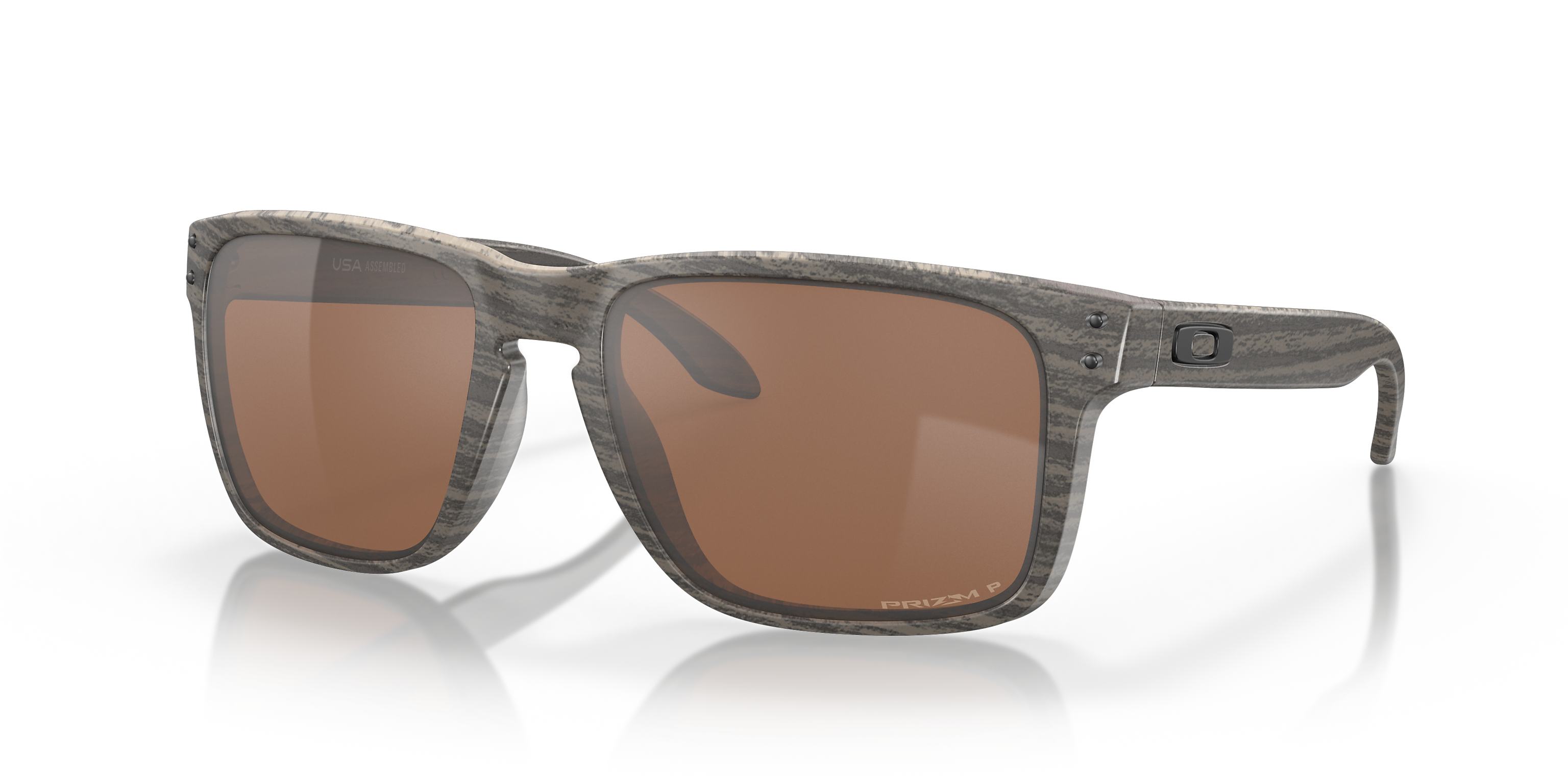 Oakley Holbrook XL Woodgrain/Prizm Tungsten Polarized 59 mm