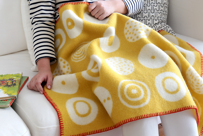 KLIPPAN/クリッパン/ミニブランケット/ベビーキャンディ(イエロー