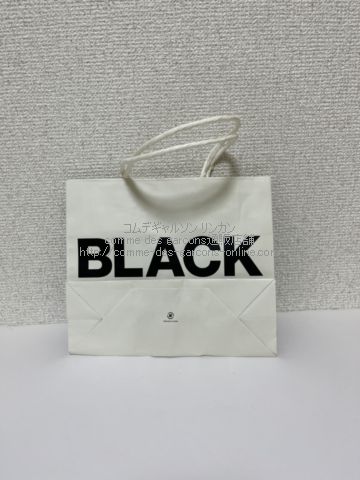 グッドデザインショップ ショップ袋（Black CDG ロゴ入りショッパー