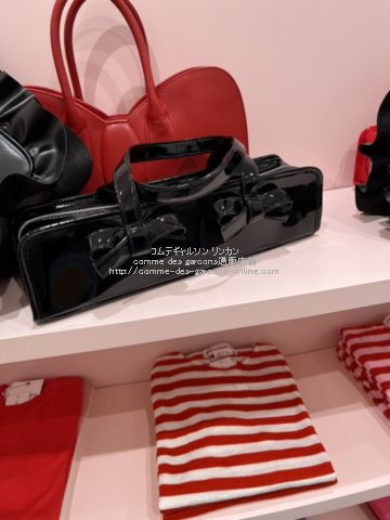 コムデギャルソン ガール リボン付 横長ミニバッグ| コムデギャルソン