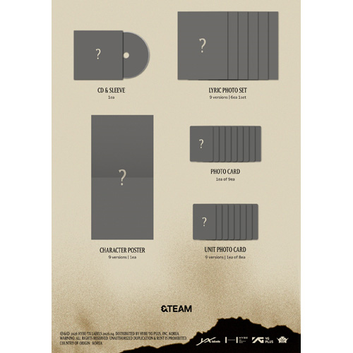 We on Fire [メンバー盤 9形態セット][CD] - &TEAM - UNIVERSAL MUSIC