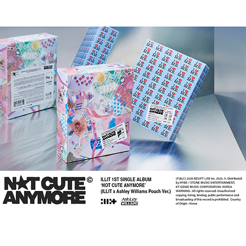 NOT CUTE ANYMORE [ILLIT x Ashley Williams Pouch Ver.][CD] - ILLIT