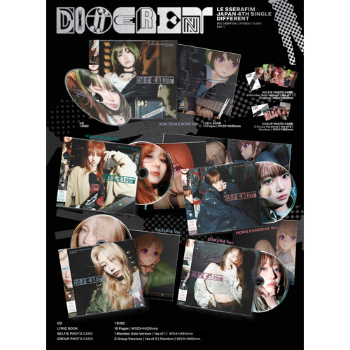 DIFFERENT [初回限定 メンバーソロジャケット盤][KAZUHA][CD MAXI