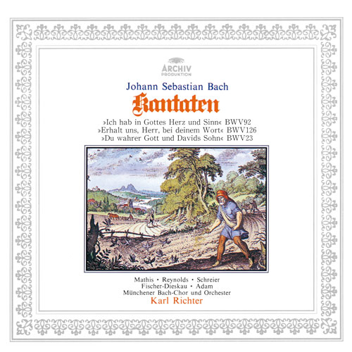 J.S.バッハ：カンタ－タ集 第92・126・23番 [初回限定盤][CD] - カール