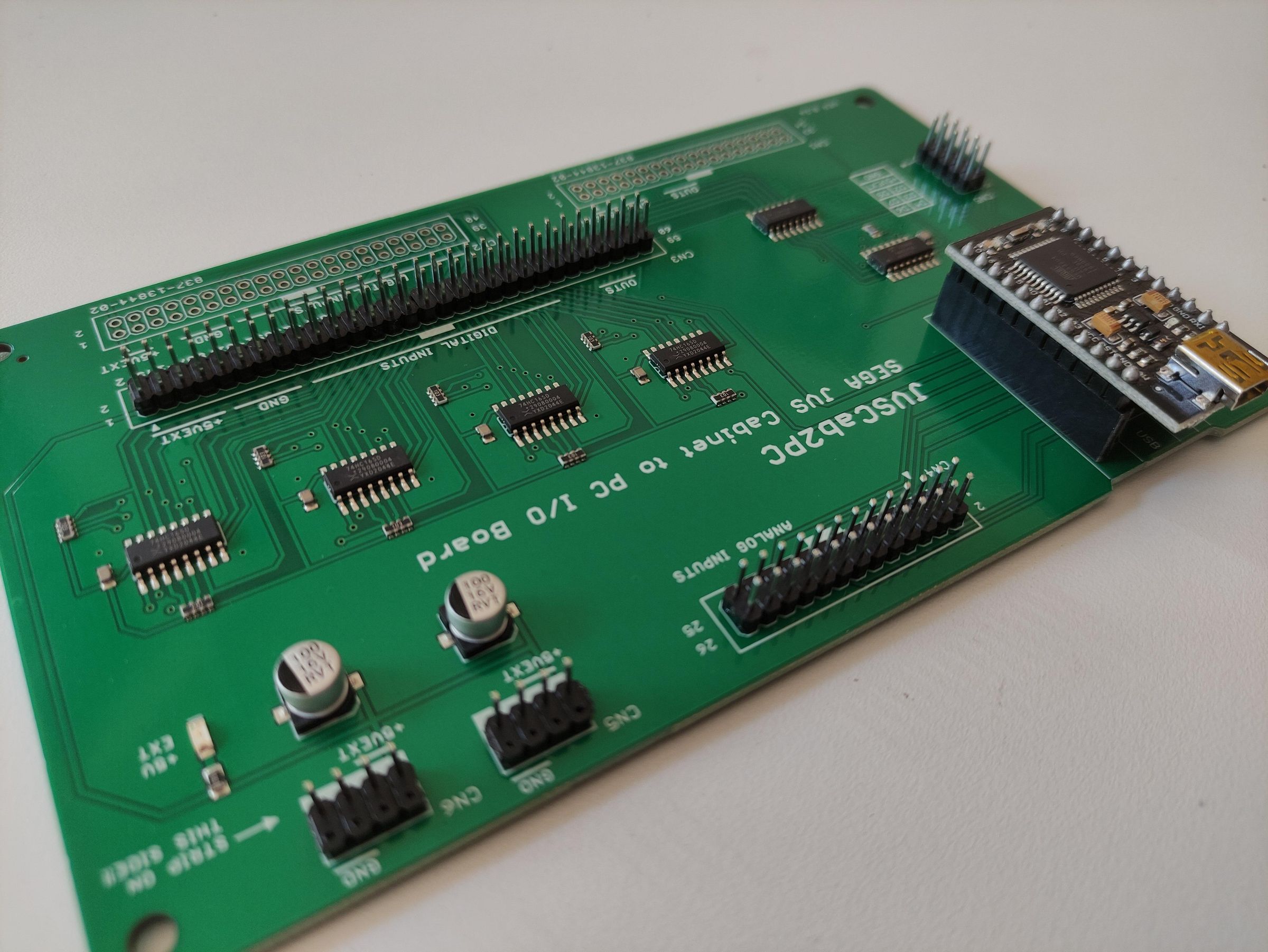 JVSCab2PC - SEGA JVS Cabinet to PC I/O Replacement Board : 9 Steps