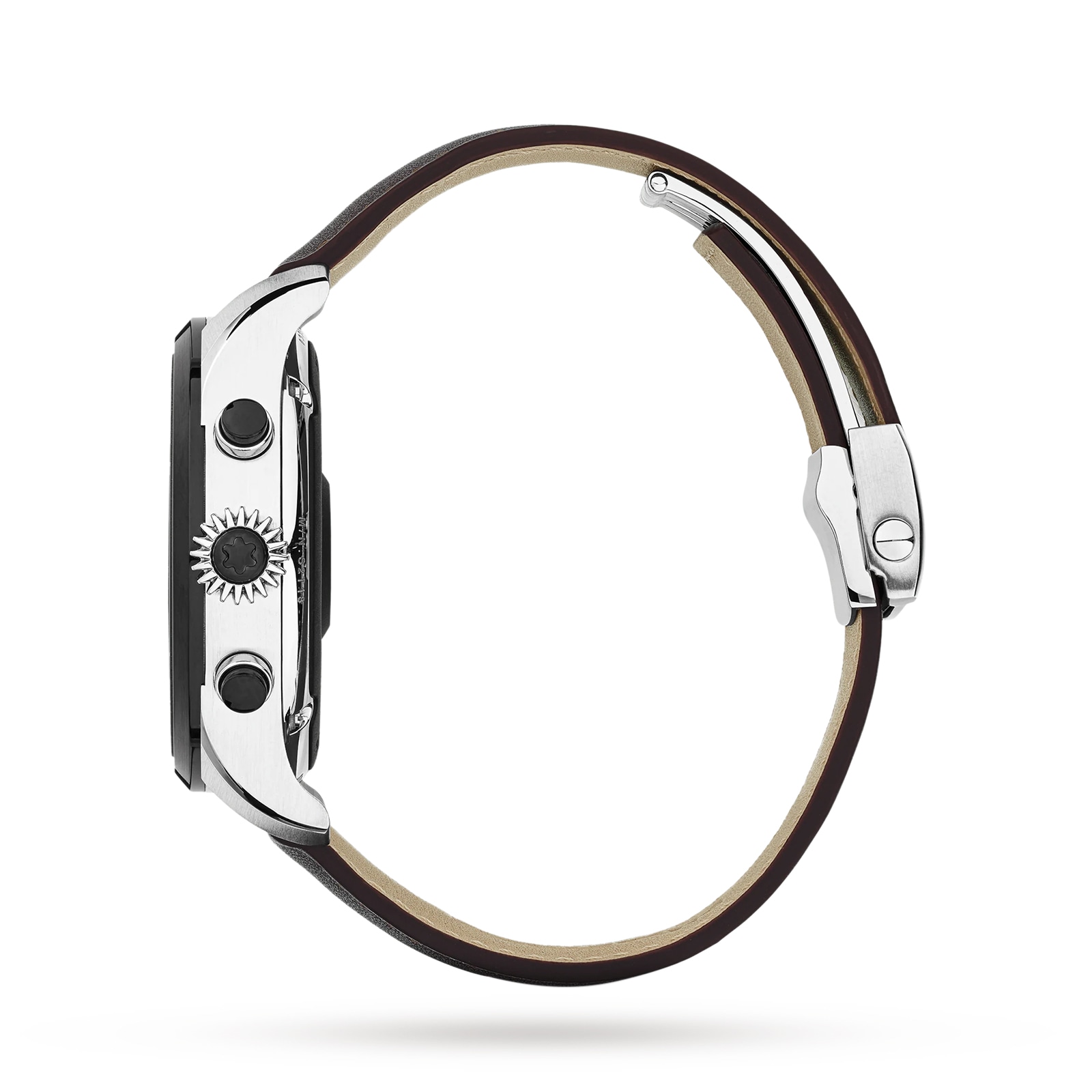 Montblanc Summit 2 Stainless Steel and Black Bi-color and Leather