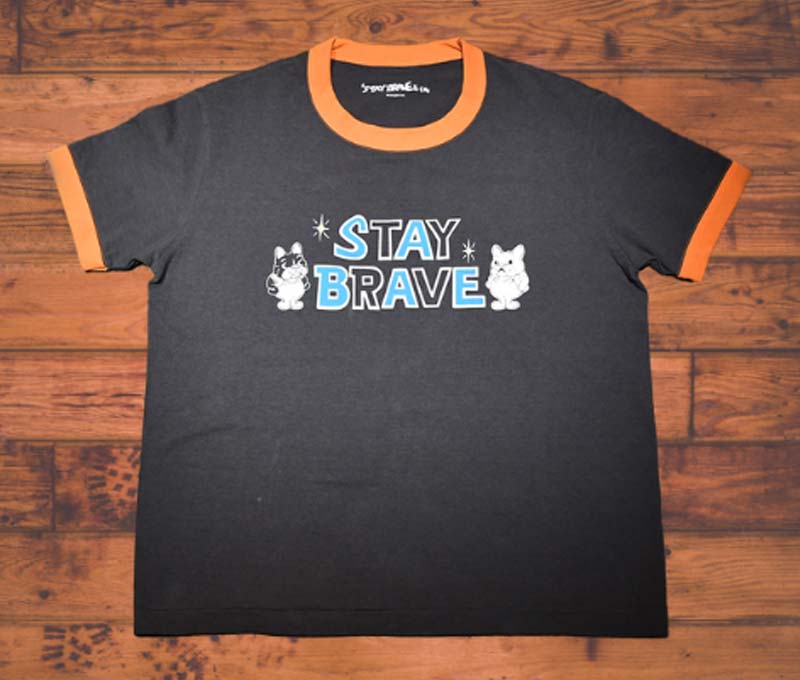 リンガーTシャツ White＆Camel – STAY BRAVE | 新しい地図