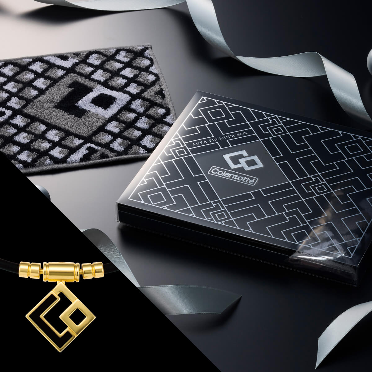 コラントッテ AURA PREMIUM BOX シルバー | 磁気ネックレス