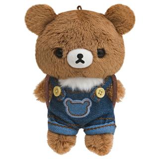 リラックマ-チャイロイコグマ-おでかけぬいぐるみ-キーホルダー