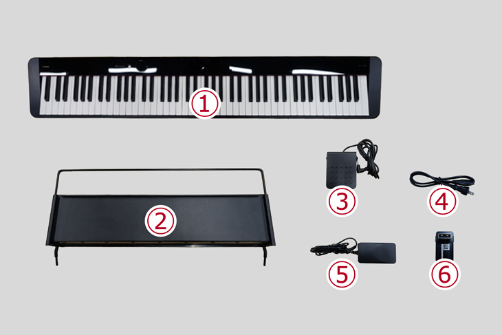 CASIO 電子ピアノ Privia PX-S1100BK｜ kikito[キキト] -ドコモの家電